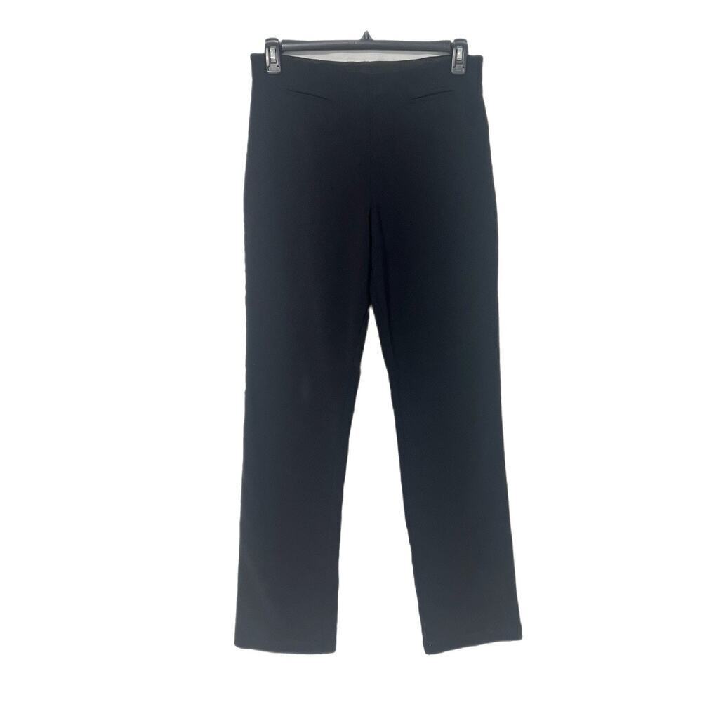 Equestrian Designs Black Pull-On Riding Pants Large Tactel Lycra Straight Leg